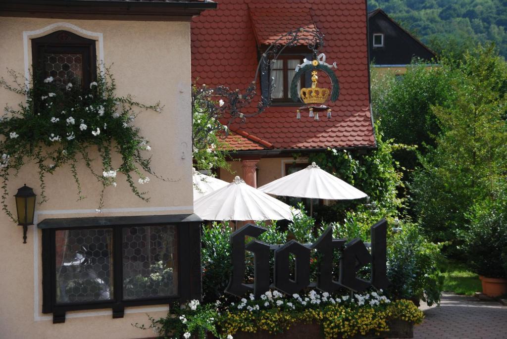 Hotel Krone Laudenbach  Eksteriør billede